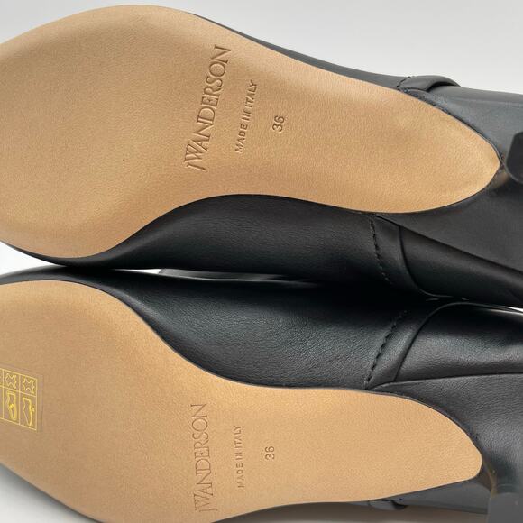 JW Anderson | $950 NIB Biker Kitten Heel Boot Black Pointed Toe Bootie 36 / US 6 - Picture 11 of 12